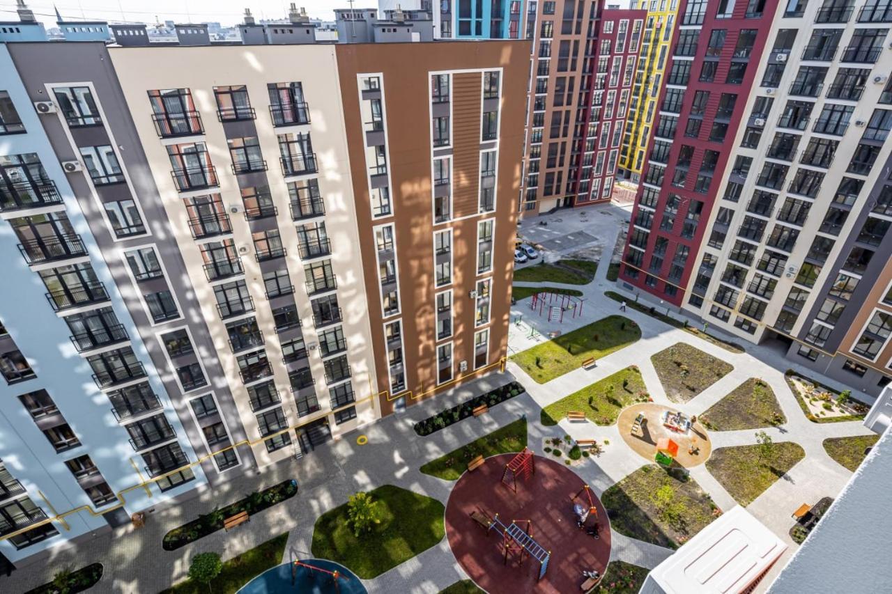 Ferienwohnung New Building On Shevchenko Street, Center Lemberg Exterior foto